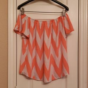 Off the shoulder shirt